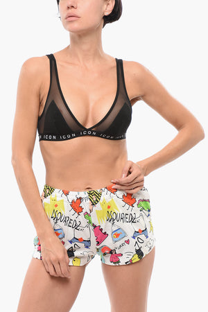 Reggiseno a Triangolo con Dettagli See Through