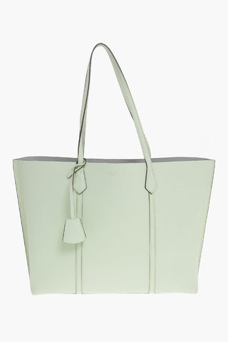 Textured Leather PERRY Tote Bag with 3 Compartments