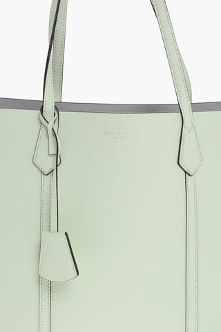 Textured Leather PERRY Tote Bag with 3 Compartments