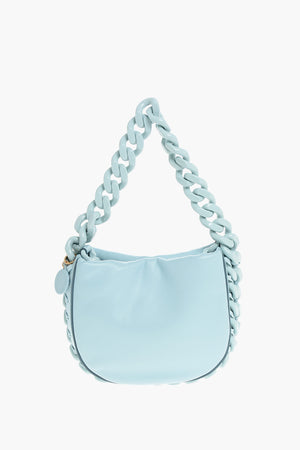 Faux Leather Shoulder Bag PUFFY with Chain