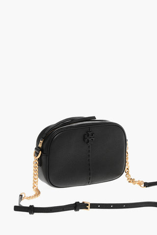 Textured Leather McGRAW Crossbody Bag