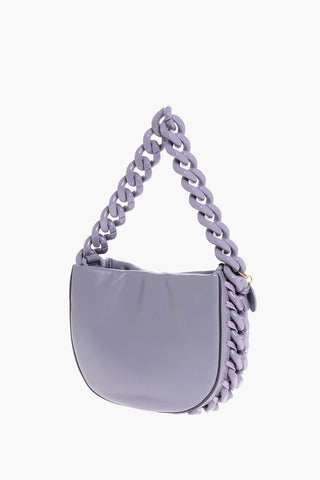 Faux Leather Shoulder Bag PUFFY with Chain