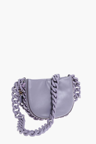 Faux Leather Shoulder Bag PUFFY with Chain