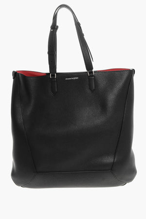 Pebbled Leather XL Tote Bag THE EDGE