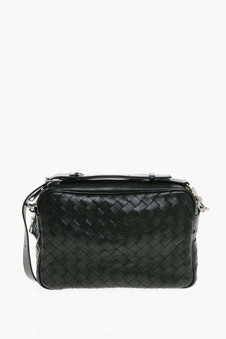 Woven Leather AVENUE Crossbody Bag
