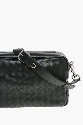 Woven Leather AVENUE Crossbody Bag