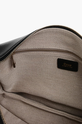 Textured Leather NAHIR Shoulder Bag