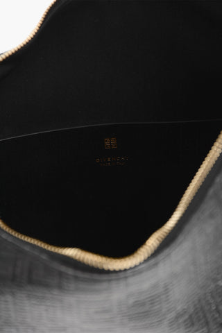 Embossed Eco-Patent Leather Hobo Bag
