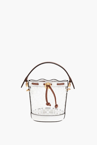 PVC MONOGRAM CLEAR Mini Bucket Bag