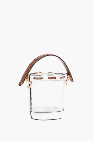 PVC MONOGRAM CLEAR Mini Bucket Bag