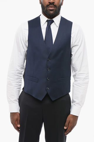 CC COLLECTION Wool Waistcoat REFINED 4-Button