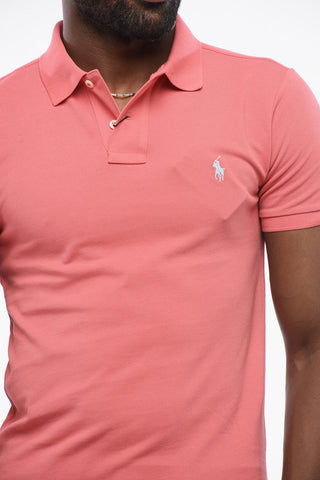 Piquet Cotton Slim Fit Polo