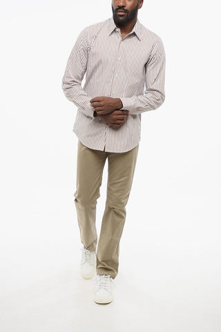 Awning Patterned Popeline Cotton Shirt
