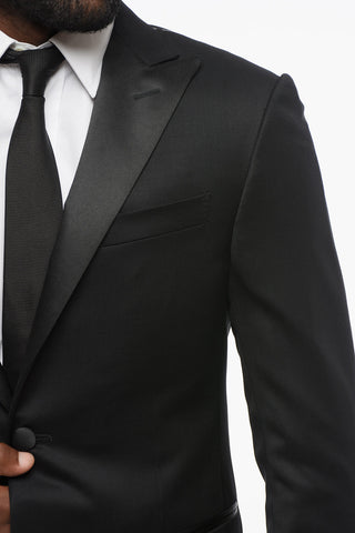 Virgin Wool ACADEMY CERIMONIA Blazer With Peak Lapel