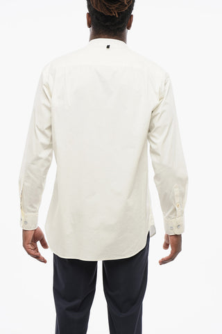 ICONS Cotton Blend Shirt with Saharan Collar