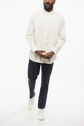 ICONS Cotton Blend Shirt with Saharan Collar