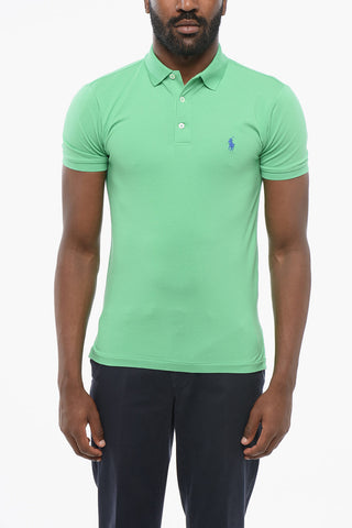 Piquet Cotton Slim Fit Polo