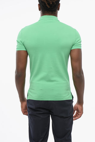 Piquet Cotton Slim Fit Polo