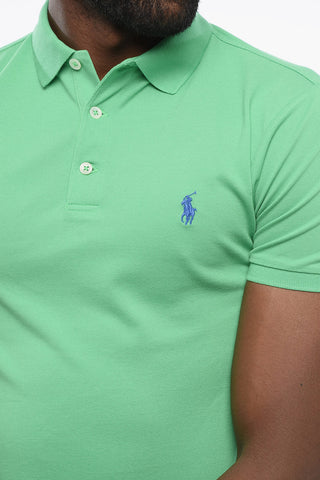 Piquet Cotton Slim Fit Polo