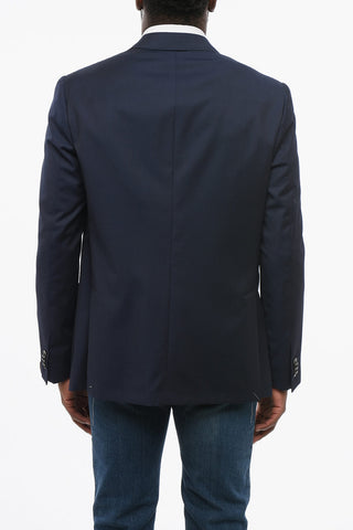 Blazer Monopetto GATE In Lana Con Tasche A Toppa