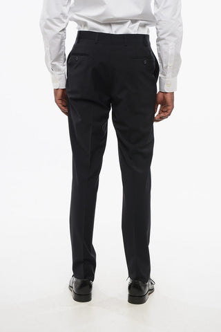 Cool Wool Pants with Hidden Closure