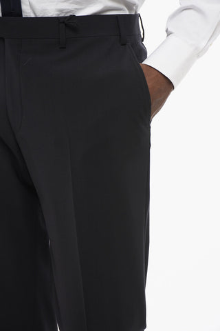 Cool Wool Pants with Hidden Closure
