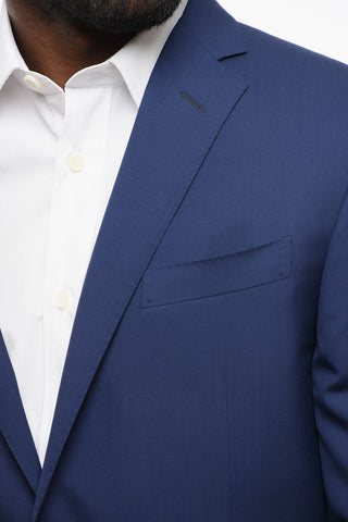 Wool ACADEMY Single Breasted Blazer With Flap Pockets