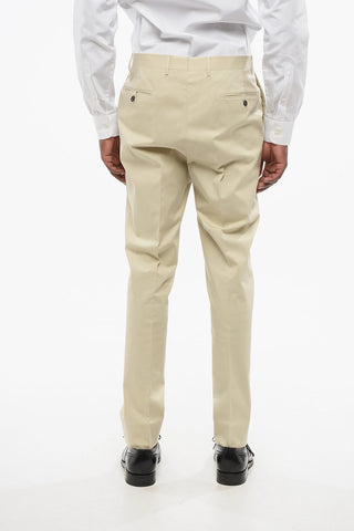Pantaloni Chino in Misto Cotone