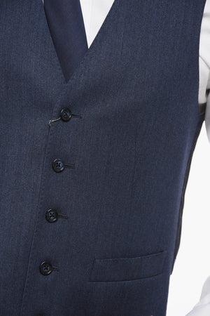 Wool Waistcoat LEADER 5-Button with Flap Pockets