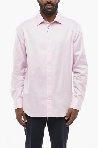 EMPORIO Cotton Modern Fit Shirt with Standard Collar