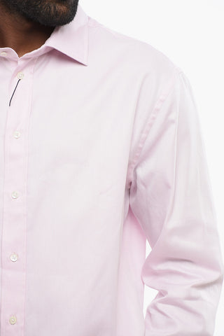 EMPORIO Cotton Modern Fit Shirt with Standard Collar