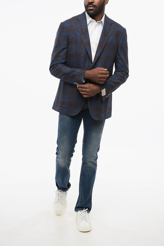 Wool Blend LEADER SOFT Single Breasted With Patch Pockets