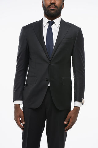 Blazer aus Frescowolle mit Pattentasche