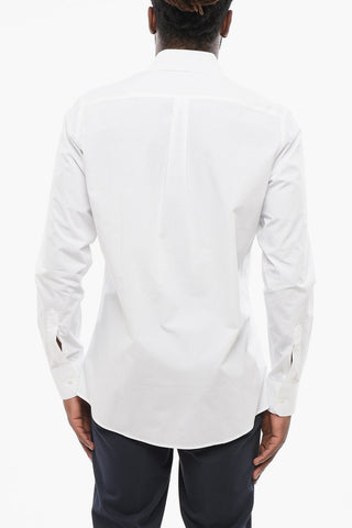 MARTINI Camicia in Popeline con Collo Italiano
