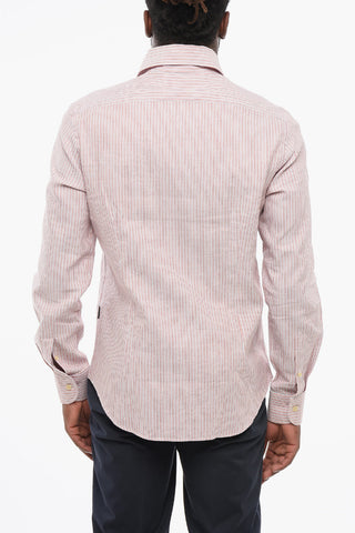 ID Camicia in Cotone con Motivo a Righe Balanced 