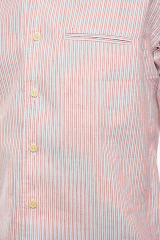 ID Camicia in Cotone con Motivo a Righe Balanced 