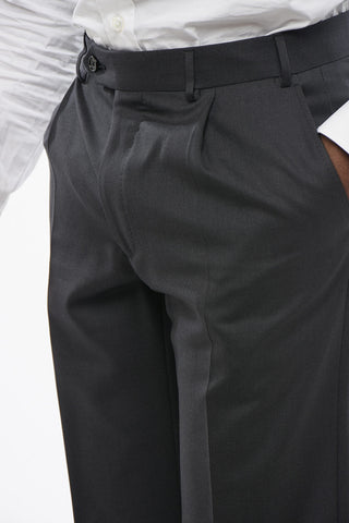 Vier-Taschen-Hose aus Fresco-Wolle