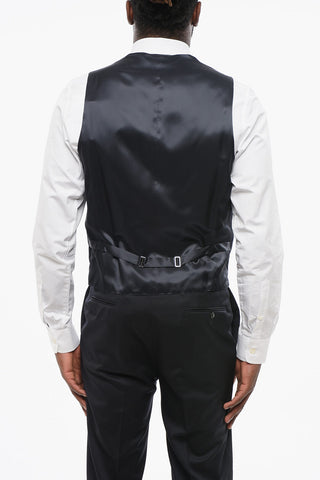 CC COLLECTION Wool Waistcoat REWARD Double-Breasted
