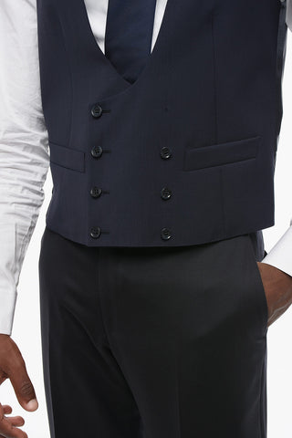 CC COLLECTION Wool Waistcoat REWARD Double-Breasted