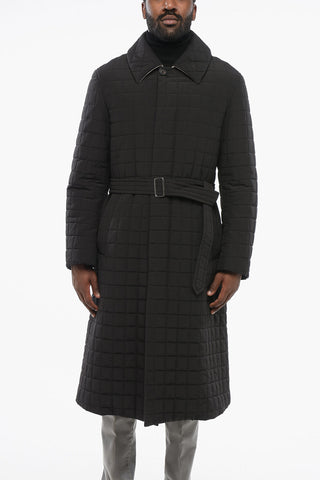 CIRCLE Trench Trapuntato con Cintura