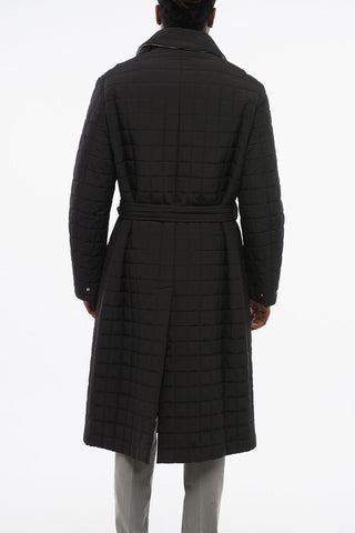 CIRCLE Trench Trapuntato con Cintura