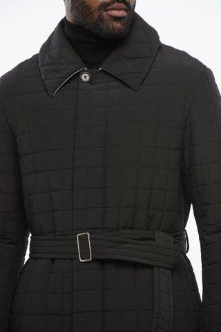 CIRCLE Trench Trapuntato con Cintura