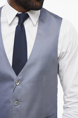 Silk Waistcoat with Back Martingale