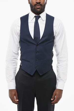 CODE 4-Button Wool Waistcoat
