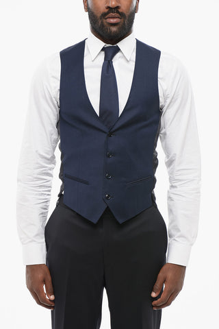 CODE 4-Button Wool Waistcoat