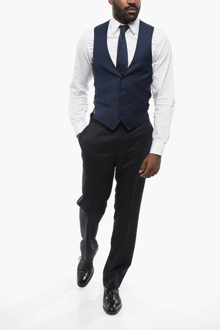 CODE 4-Button Wool Waistcoat