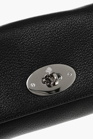 Leather LILY GLOSSY Mini Bag with Shoulder Chain