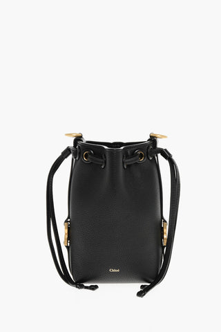Borsa Bucket MICRO in Pelle Martellata