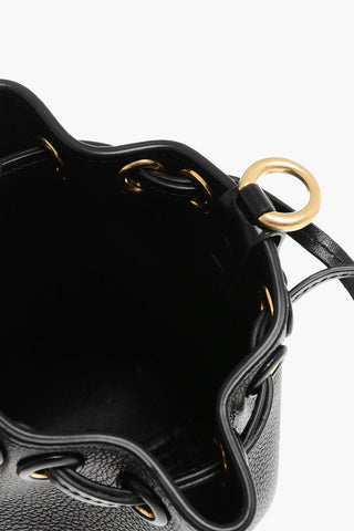 Borsa Bucket MICRO in Pelle Martellata