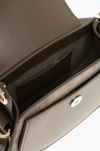Leather TESS Shoulder Bag with Suede Detail